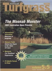 Moonah Links Creates a Little Piece of History When It Hosts Its First Australian Open