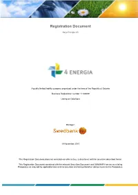Registration Document