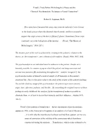 Classical Psychoanalytic Technique-A Causal Connection?