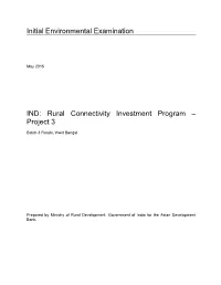 IND: Rural Connectivity Investment Program – Project 3