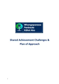 Shared Achievement Challenges & Plan of Approach