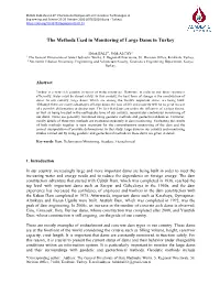 The Methods Used in Monitoring of Large Dams in Turkey