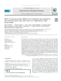 Effect of a Bioactive Product SEL001 from Lactobacillus Sakei Probio65 on Gut Microbiota and Its Anti-Colitis Effects in a TNBS-Induced Colitis Mouse Model ⇑ Irfan A