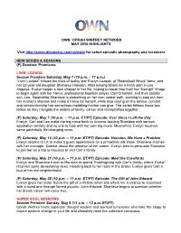 OWN: OPRAH WINFREY NETWORK MAY 2016 HIGHLIGHTS Visit Http
