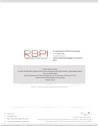 Redalyc.Brazilian Foreign Policy Towards South America During The