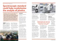 Spectroscopic Standard Could Help Revolutionise the Analysis of Plastics