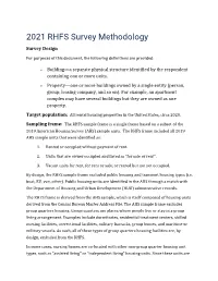 2021 RHFS Survey Methodology