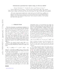 Autonomous Quantum Heat Engine Using an Electron Shuttle