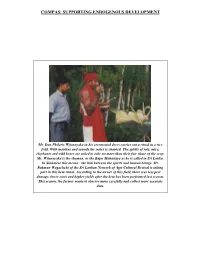 Compas: Supporting Endogenous Development