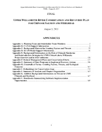 Final Appendices
