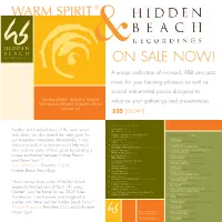 Hidden Beach CD