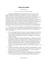 Historical Insights