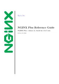 NGINX Modules Reference