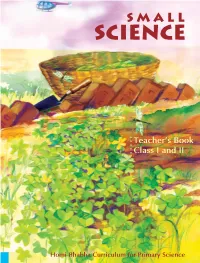 Small Science Teacher's Book for Class 1 and 2