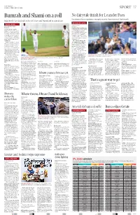Bumrah and Shami on a Roll