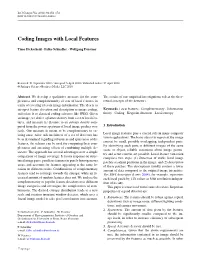 Coding Images with Local Features