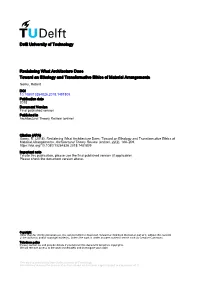 Reclaiming What Architecture Does: Toward an Ethology and Transformative Ethics of Material Arrangements