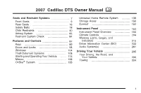 2007 Cadillac DTS Owner Manual M