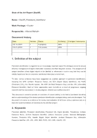 Document History 1. Definition of the Subject 2. Keywords