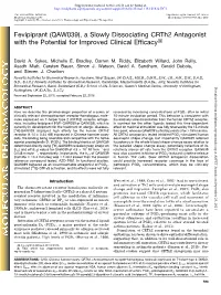 Fevipiprant (QAW039), a Slowly Dissociating Crth2 Antagonist with the Potential for Improved Clinical Efficacy S
