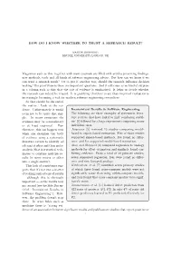 How Do I Know Whether to Trust a Research Result?