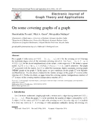 On Some Covering Graphs of a Graph