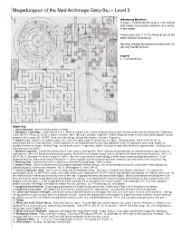 One Page Dungeon Level Template
