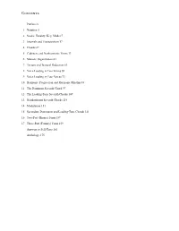 Preface Iv 1 Notation 1 2 Scales, Tonality, Key, Modes 7 3 Intervals