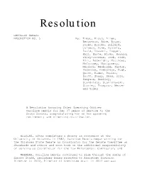Resolution No