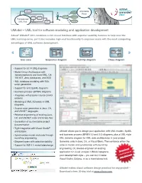 Umodel – UML Tool for Software Modeling and Application Development