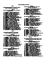 1949 Area List Retyped