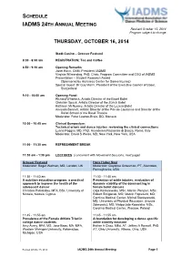 24Th Annual Meeting Program