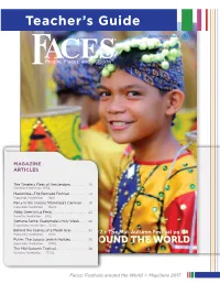 Festivals Around the World © May/June 2017 Contents