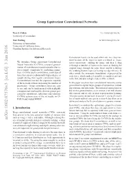 Group Equivariant Convolutional Networks 2