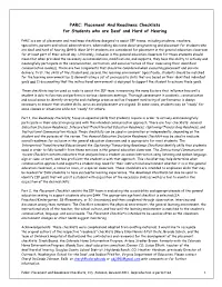 PARC: Placement and Readiness Checklists for Students Who Are Deaf and Hard of Hearing