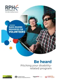 Pitching Your Disability-Related Program
