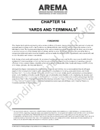 Chapter 14 Yards and Terminals1