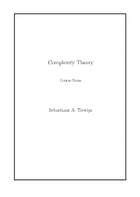 Complexity Theory