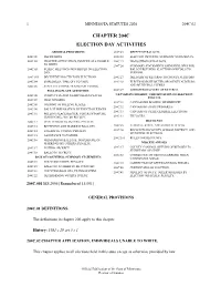 Minnesota Statutes 2020, Chapter 204C