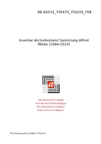 Sammlung Minke, Alfred