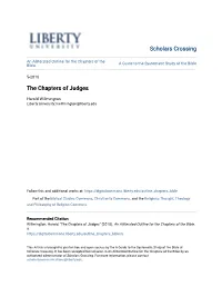 The Chapters of Judges
