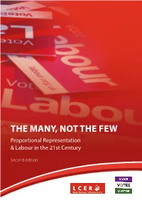 The Many, Not the Few: Proportional Representation And