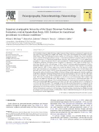 Sequence Stratigraphic Hierarchy of the Upper Devonian Foreknobs Formation, Central Appalachian Basin