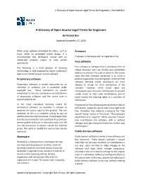 A Glossary of Open Source Legal Terms for Engineers | Michael Barr