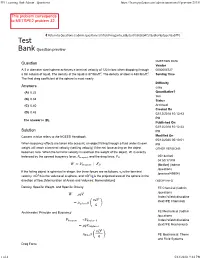 Question Answers Solution This Problem Corresponds to METSPE2 Problem