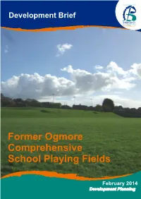 Former Ogmore Comprehensive School Playing Field Brief PDF
