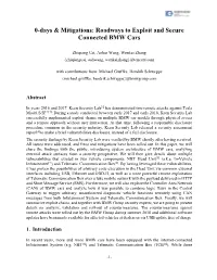 Roadways to Exploit and Secure Connected BMW Cars