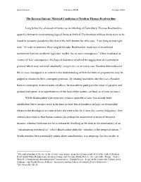 The Envious Instant: Material Conditions of Truth in Thomas Bradwardine