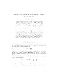 Embedding the Kepler Problem As a Surface of Revolution