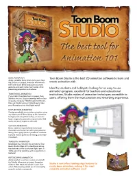 Toon Boom Studio Is the Best 2D Animation Software to Learn And